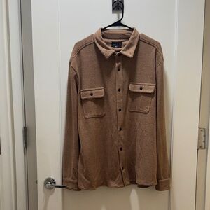 Soft Brown Button-Up